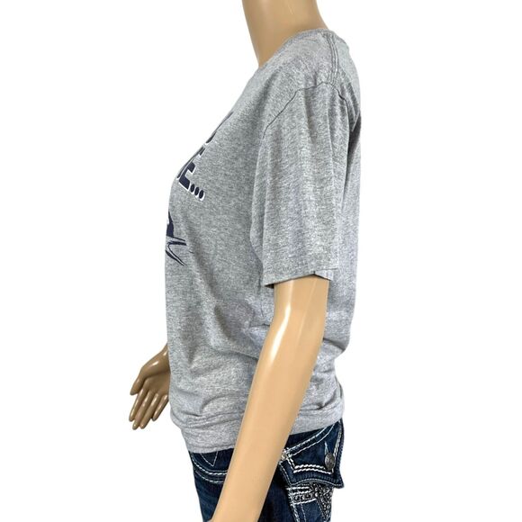 Graphic Print Unisex T Shirt Top Mondays Got Me Like Sloth Gray Blue Small - Picture 6 of 8